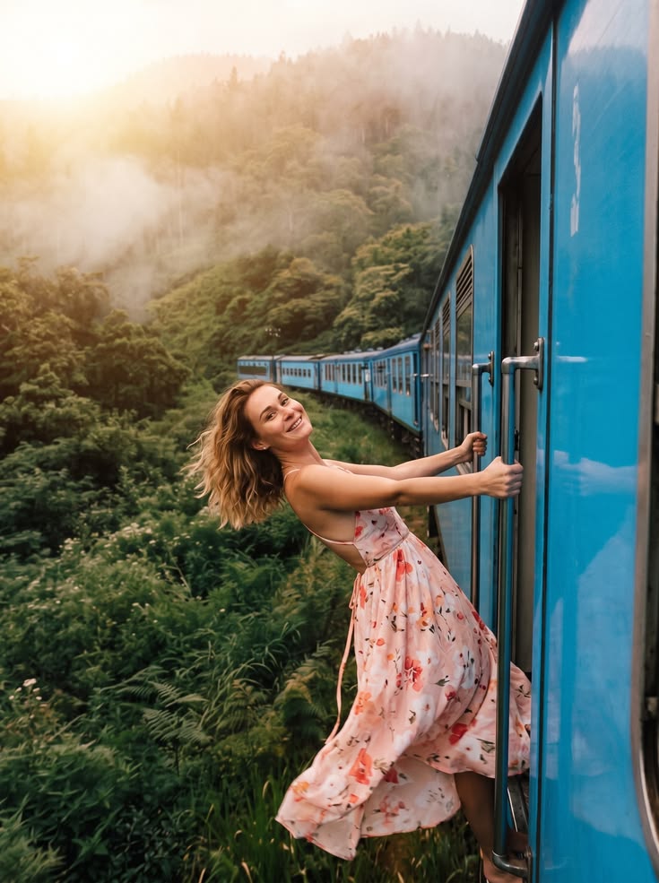 Scenic Nanu Oya to Ella alpine train journey