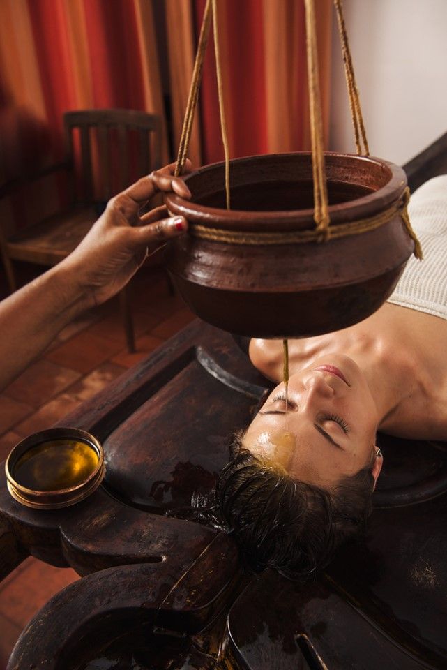 Couples wellness Ayurvedic full-body oil massage treatment